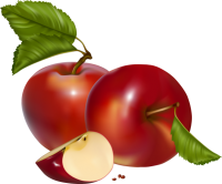 red apples